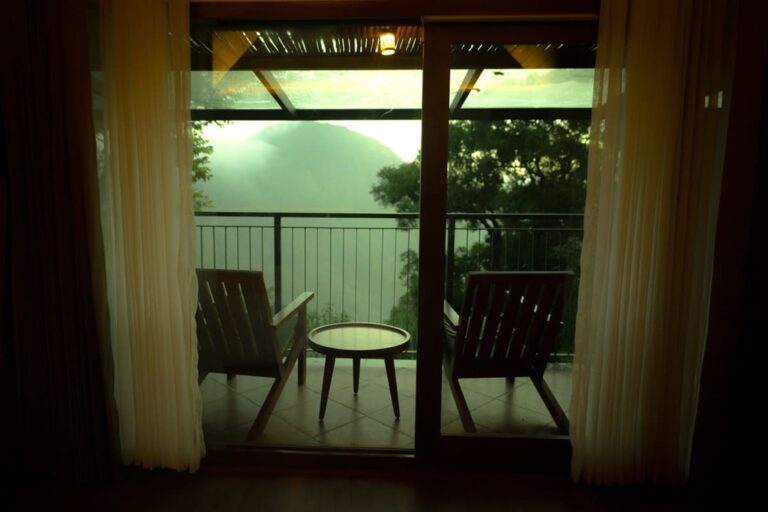 Balcony of premium cottage in chembarathi wayanad