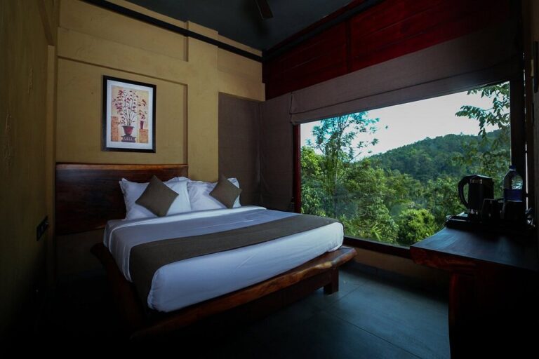 Forest view room in silent creek resort