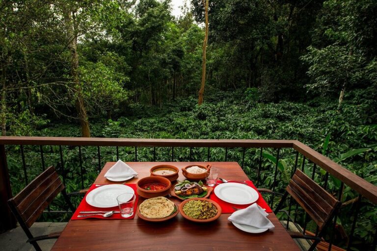 Meal with a view in Pepper Trail Wayanad