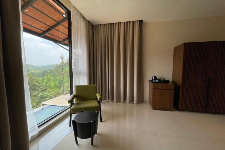 Pool and valley view Room at Flora Vythiri