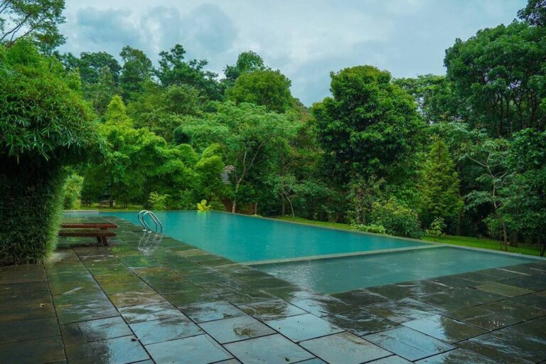 Pool at Klov resort and spa