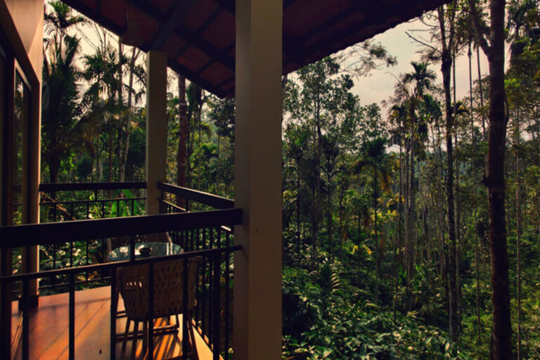 Balcony of robusta villa in Wilow resort