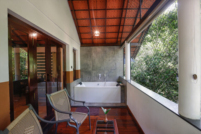 Bathtub of premium haven in Vythiri