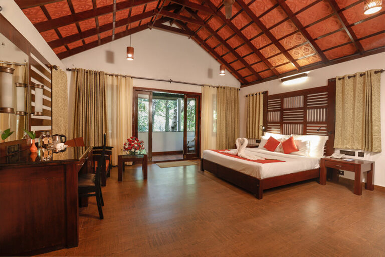 Bedroom of premium haven in Vythiri