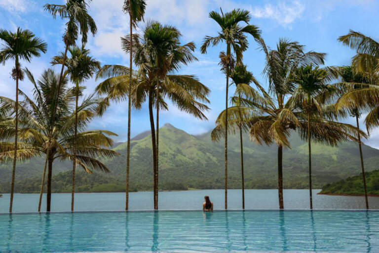 Infiniity pool at Taj Wayanad