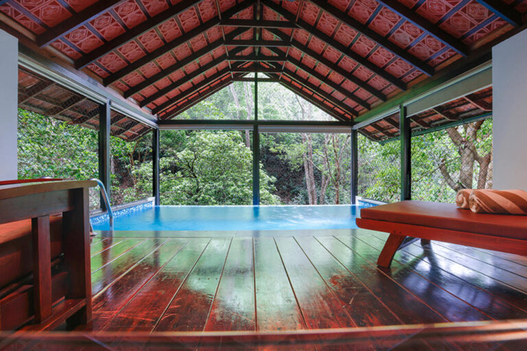 honeymoonvilla with private pool in Vythiri Resort