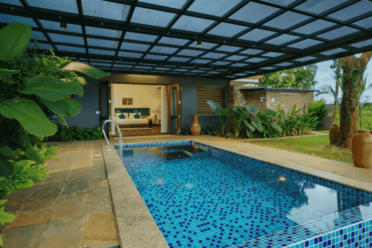 pool villa in Vistara Wayanad