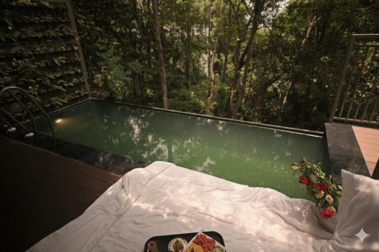 private pool villa in Chembarthi Wayanad